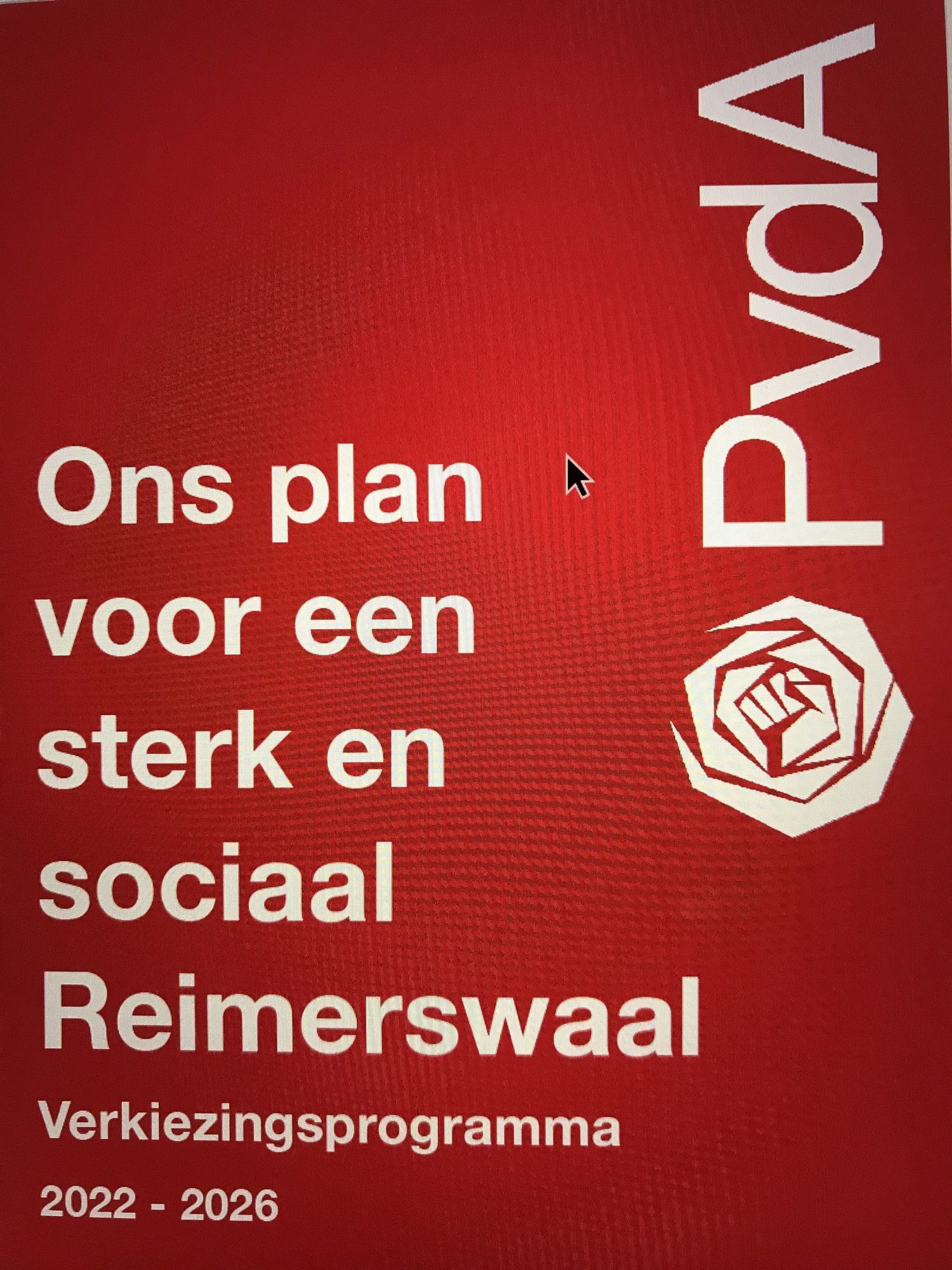 Verkiezingsprogramma PvdA Reimerswaal 2022 2026 PvdA Reimerswaal